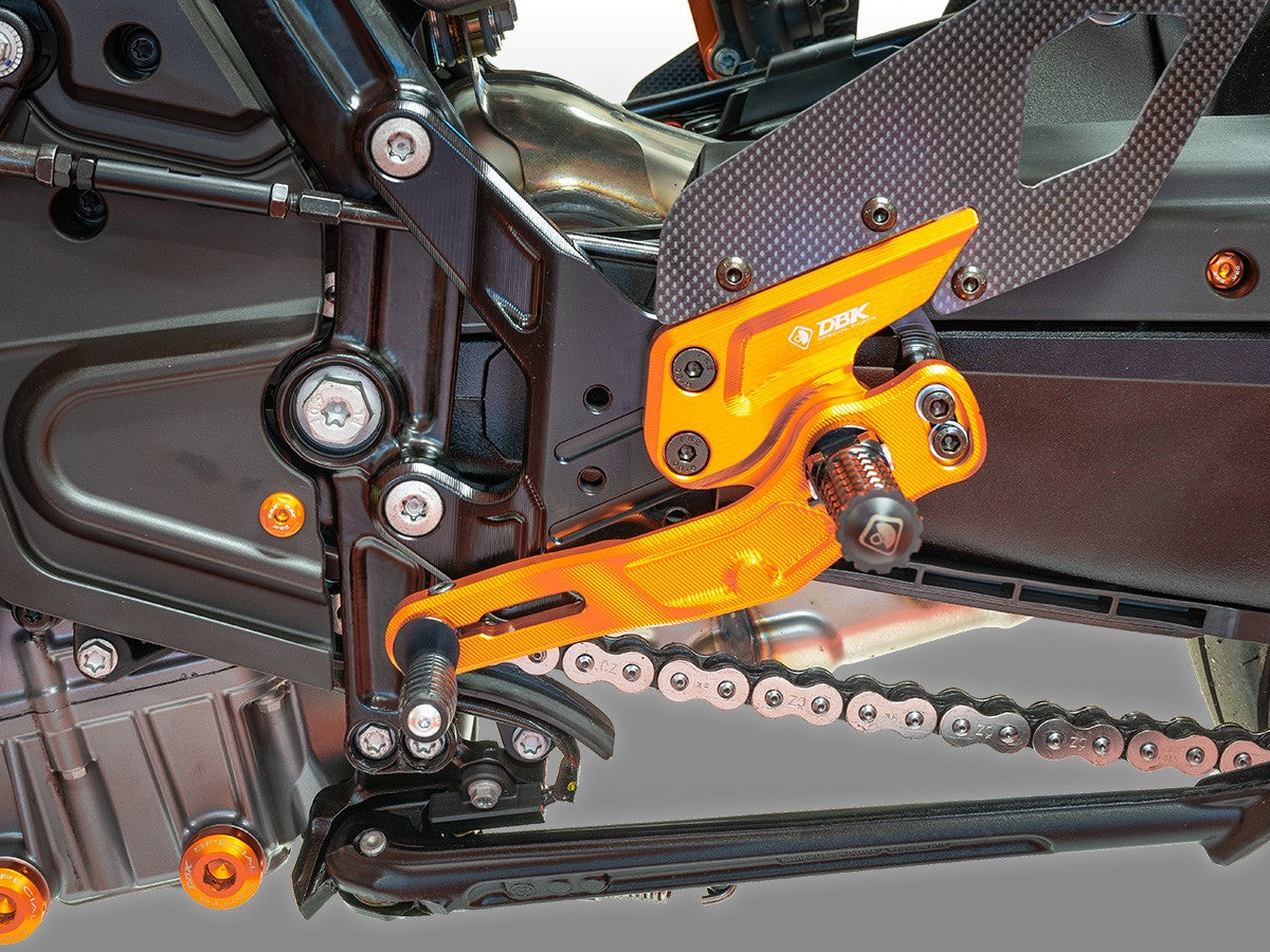 KTM 990 Duke Adjustable Pilot Rearsets Kit
