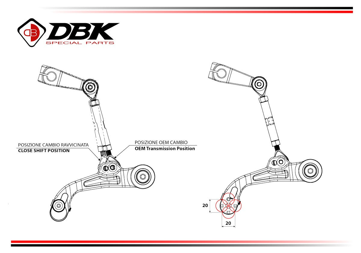 Ducati Multistrada V2 2025 Shift Lever