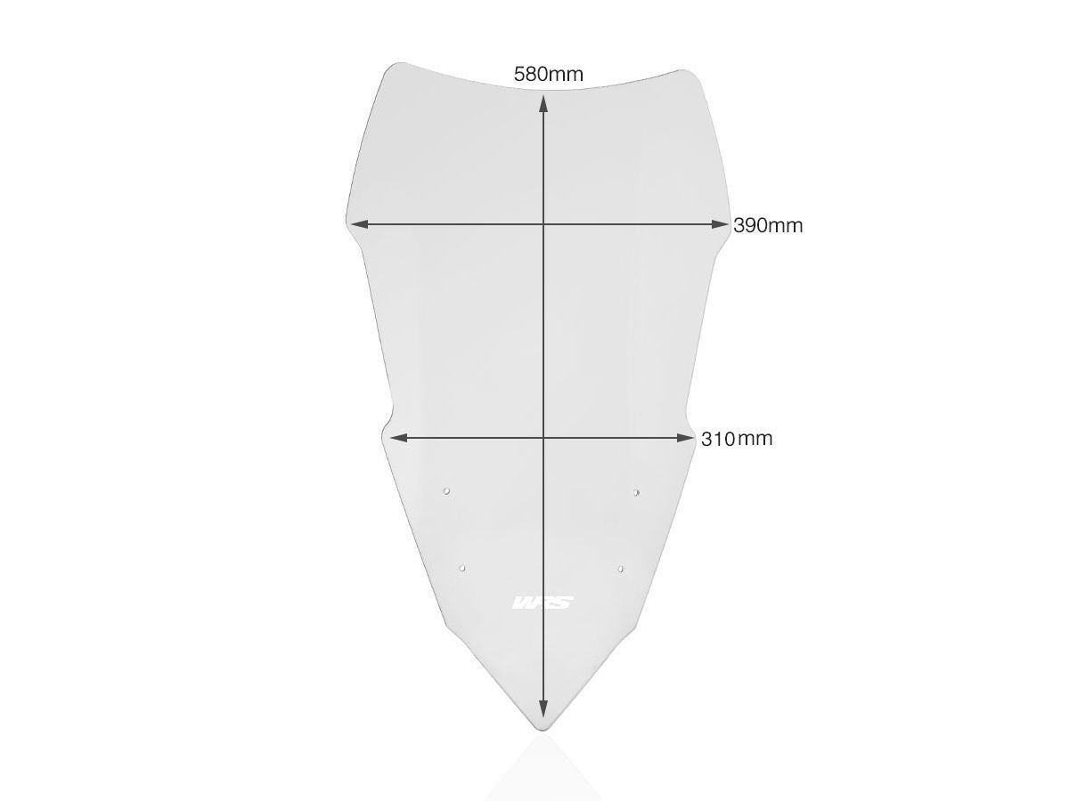 WRS Touring Windscreen Yamaha MT-09 Tracer 2015-2017