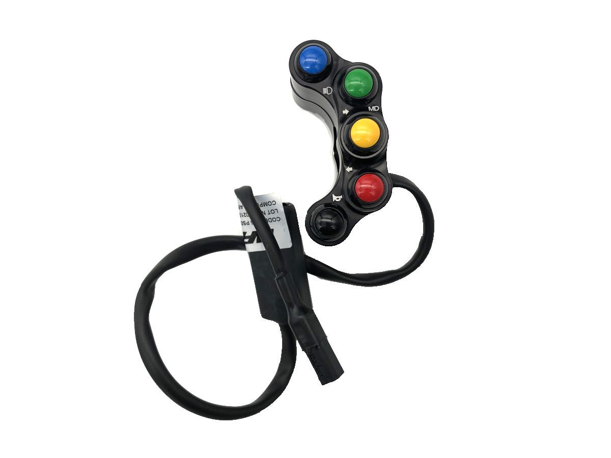 WRS 8 Button Left Street Switch Ducati Panigale V4 2018-23 / V4s 2018-23 / V4R 2019-20 / V4R 2023 / Streetfighter V4-S 2020-21