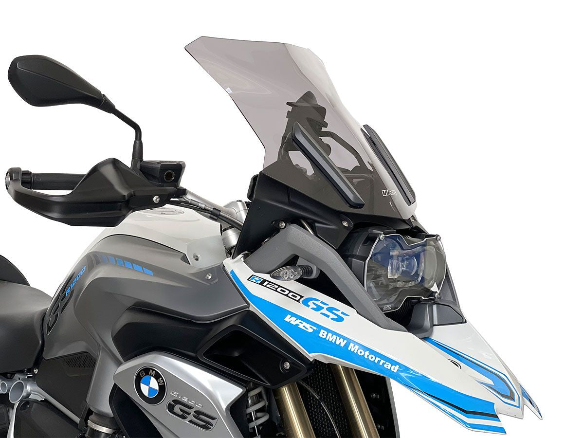 WRS Sport Windscreen BMW R1200GS-ADV 2013-18/R1250GS 2018-23 - LIGHT SMOKE