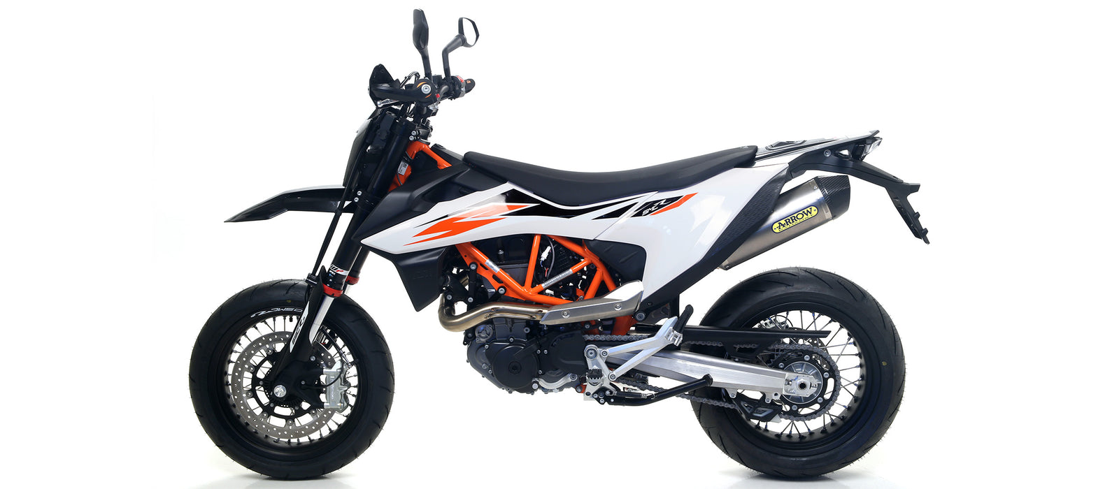 Race-Tech Titanium Slip On With Carbon End Cap