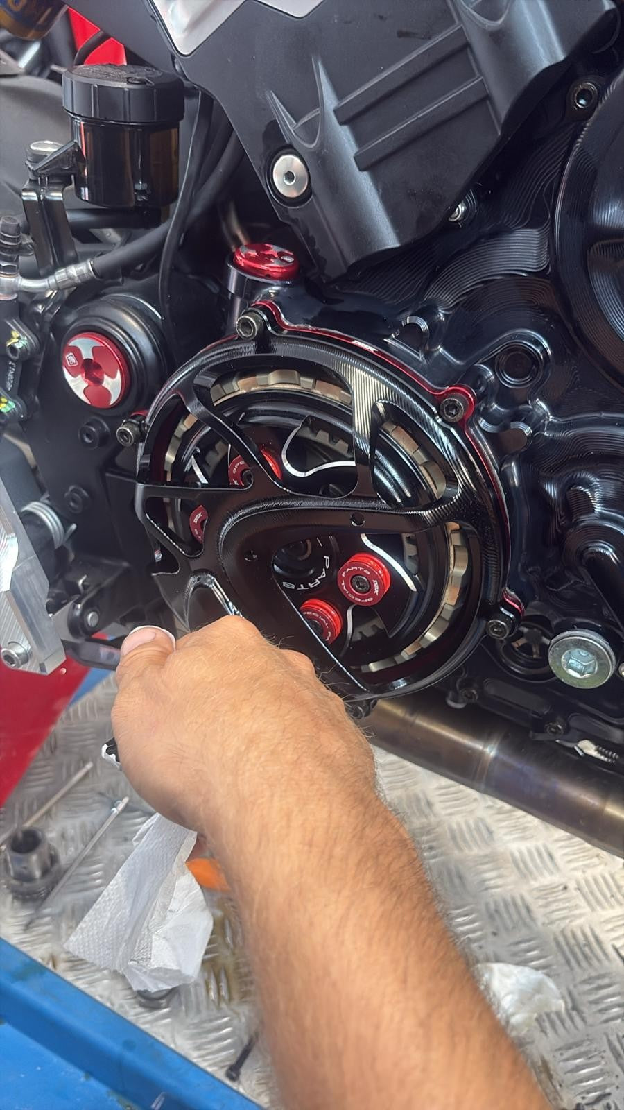 FA4M03D V4 Dry Clutch 4 Springs Adjustable