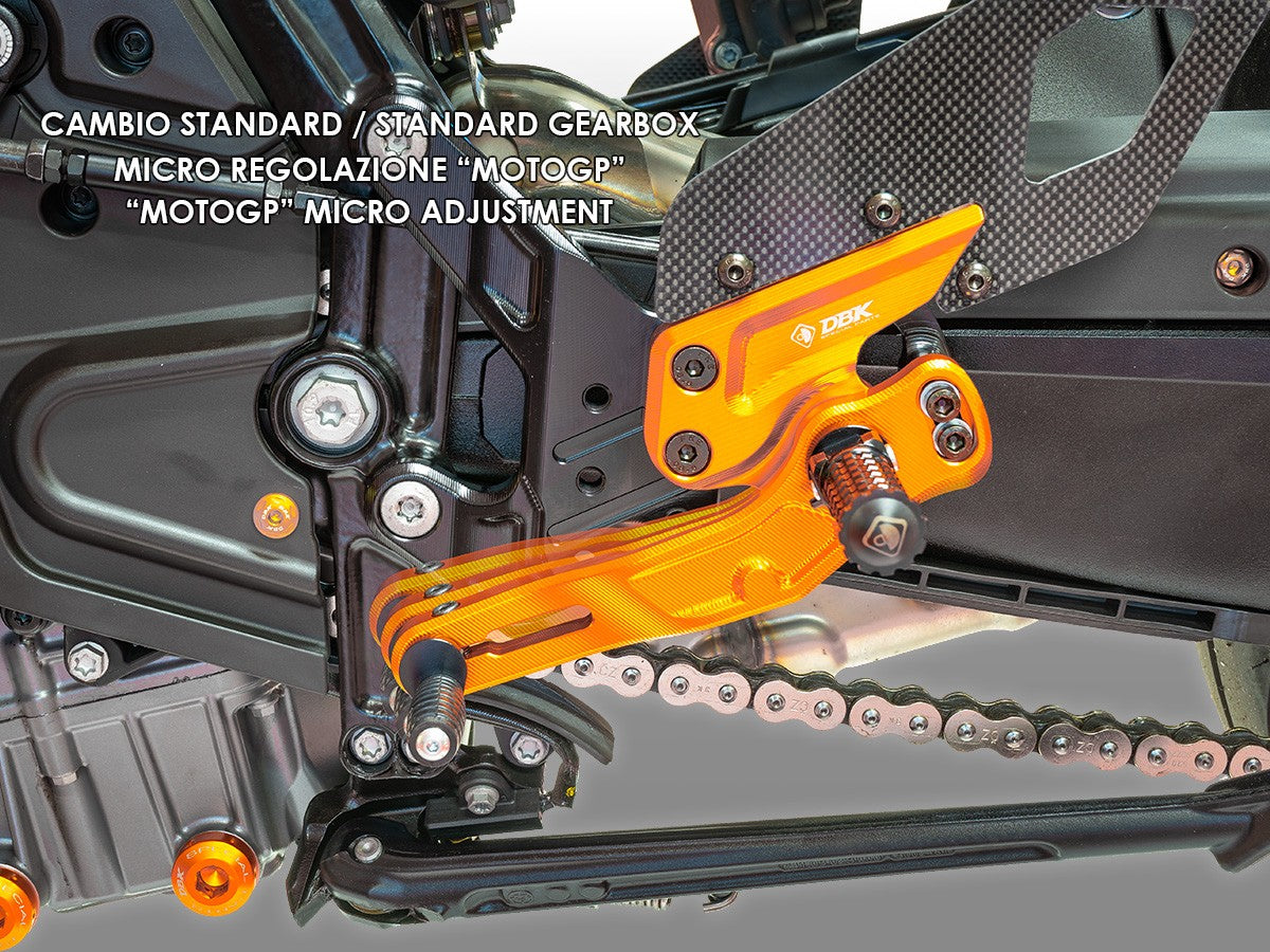 KTM 990 Duke Adjustable Pilot Rearsets Kit
