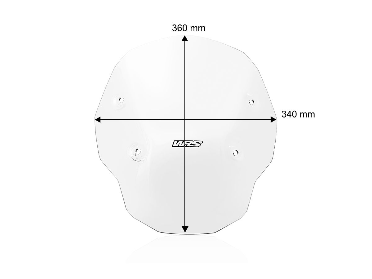 WRS WINDSCREEN ENDURO NO RADAR BMW R 1300 GS 2023-2025