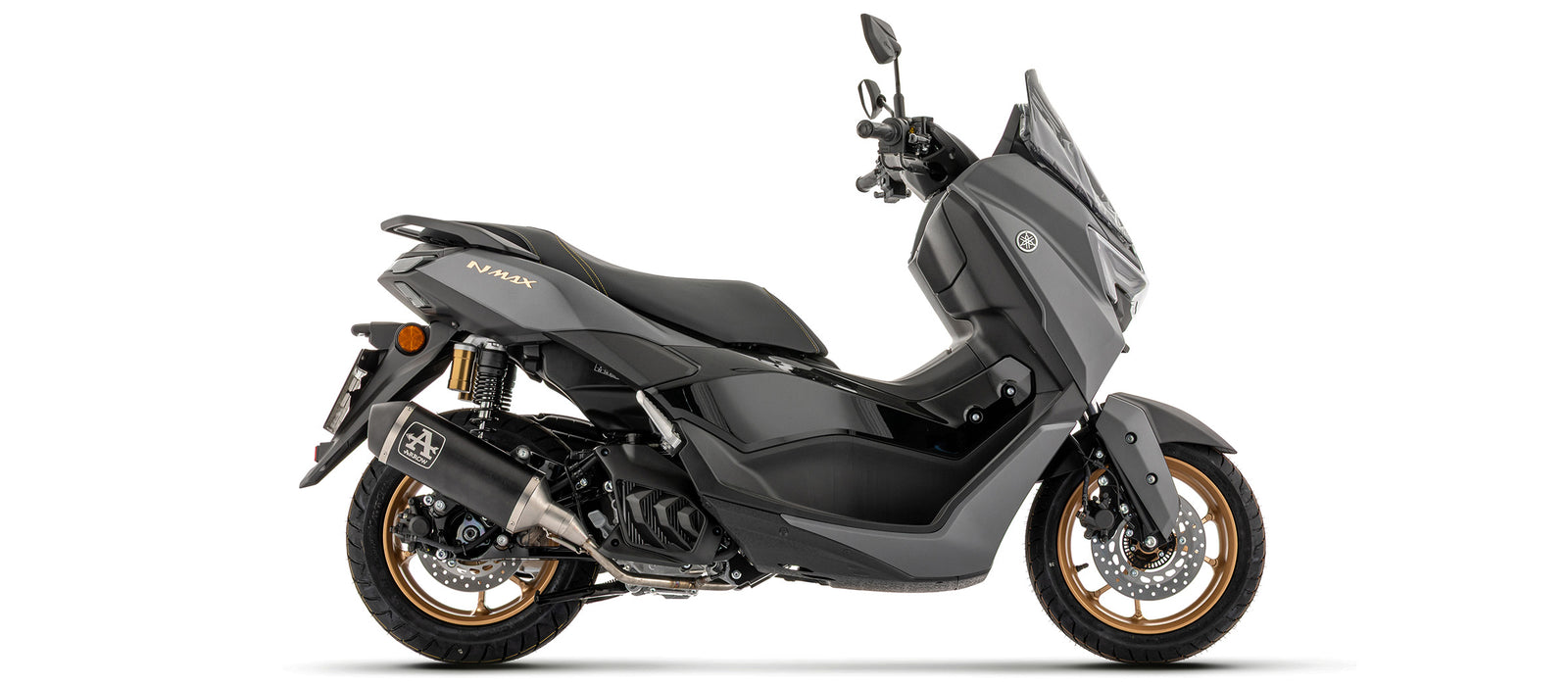 Arrow Full System With Urban Aluminium Dark" Slip On With Steel "Dark" End Cap"