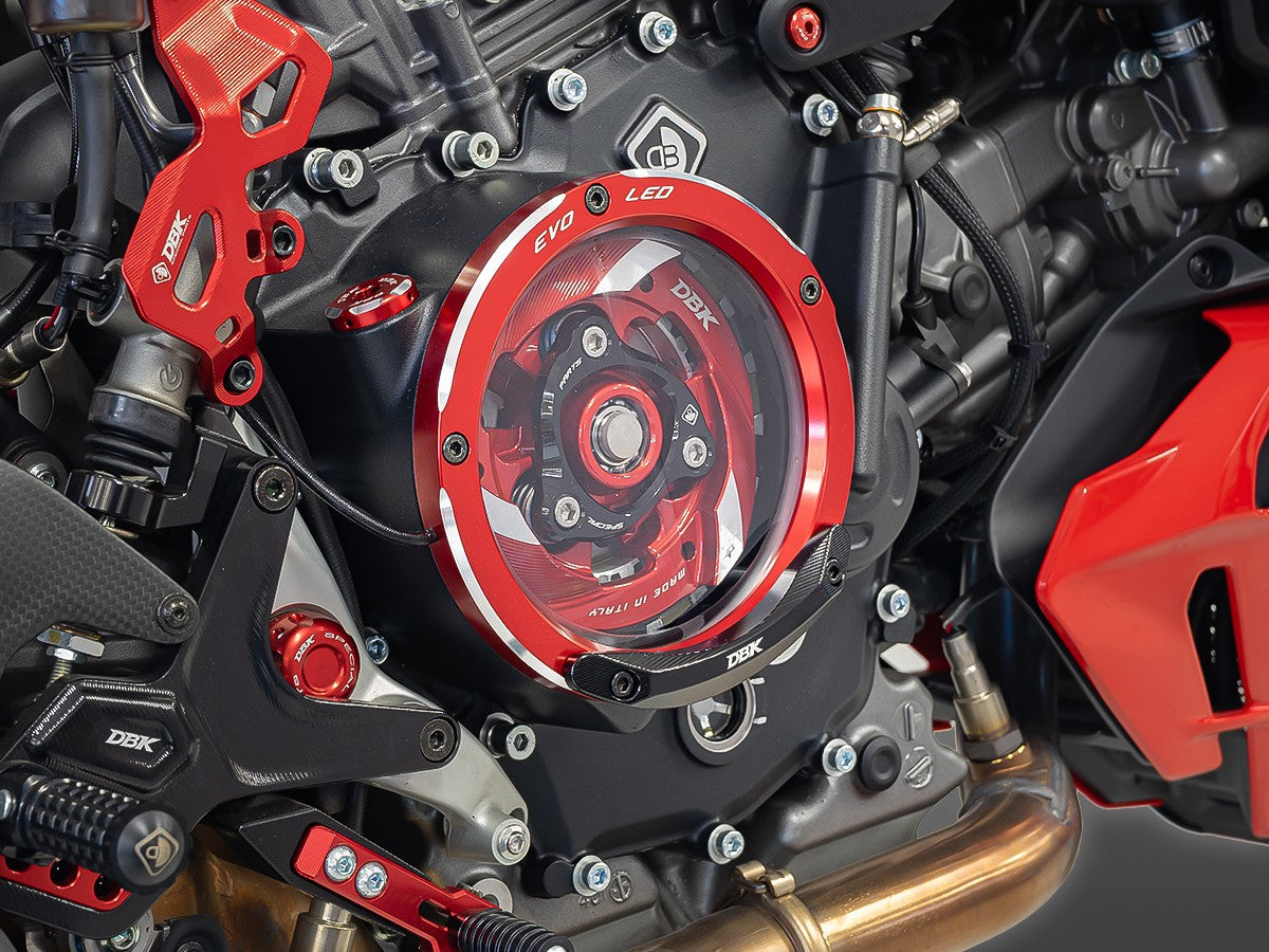 Clear Clutch Cover Protection Slider Ducati V2