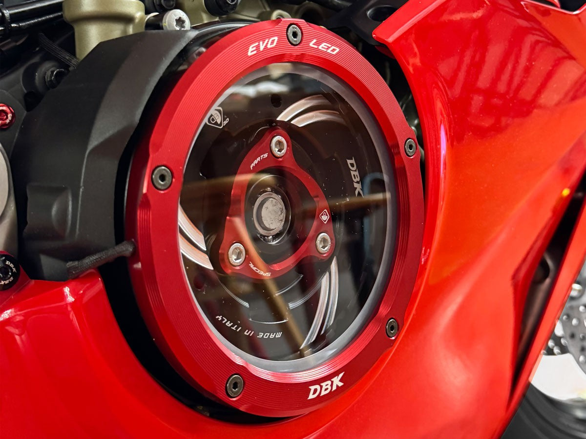 Ducabike DBK CCV4L01 Evo LED Clear Clutch Cover