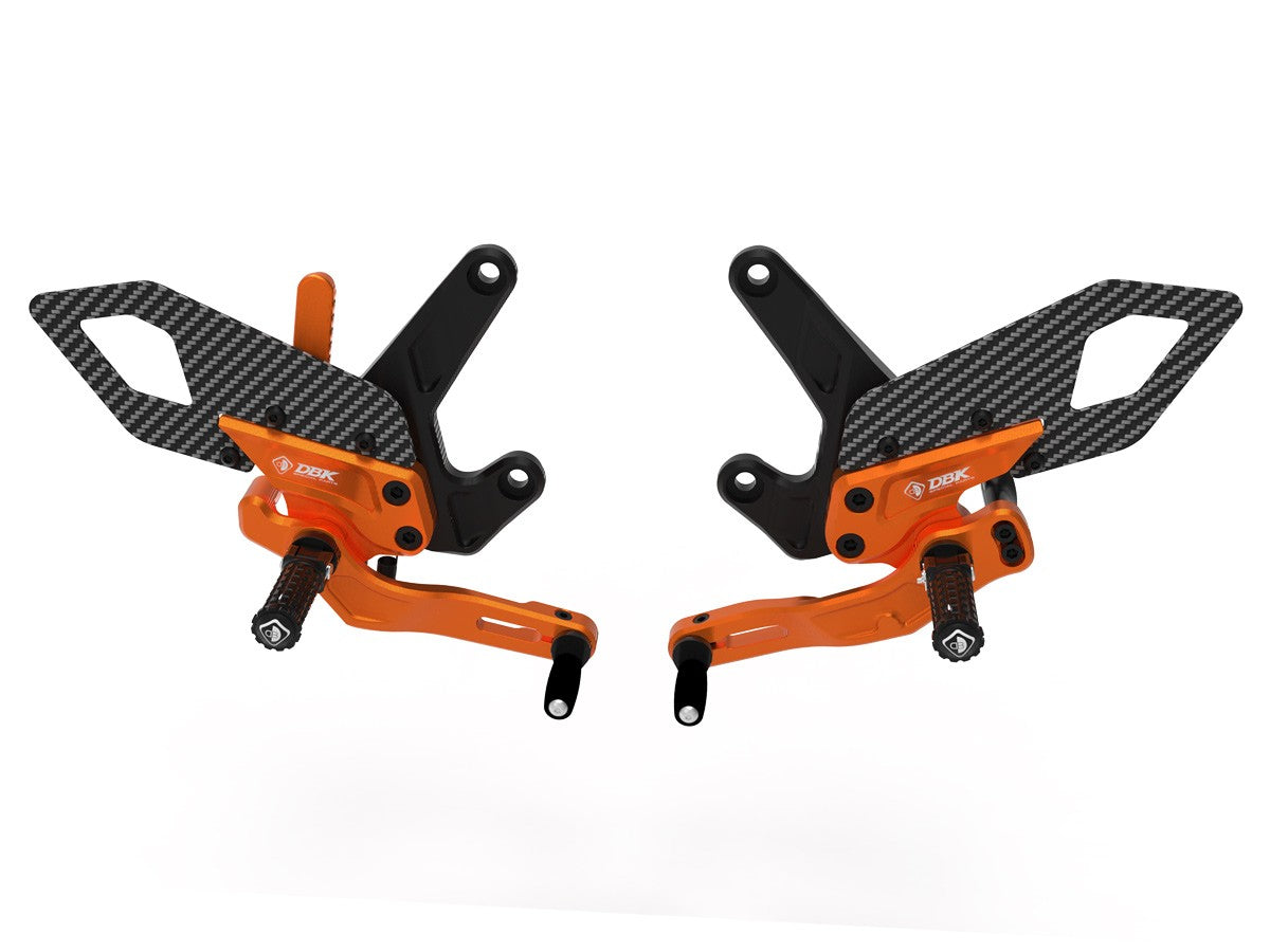 KTM 990 Duke Adjustable Pilot Rearsets Kit
