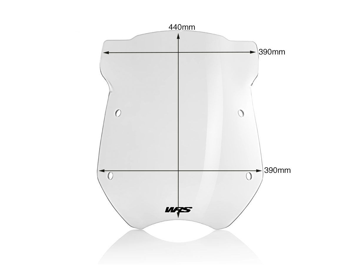 WRS HIGH WINDSCREEN 18" BMW R1200R 2007-2013