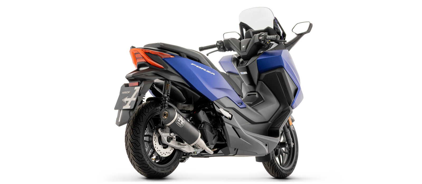 Arrow Full System With Urban Aluminium Dark" Slip On With Steel "Dark" End Cap"