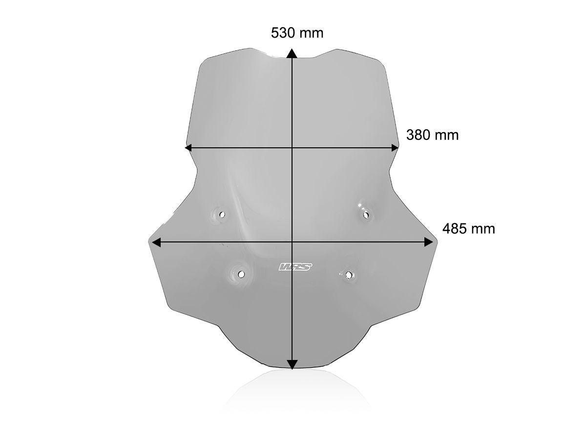 WRS Caponord Windscreen Plus No Radar BMW R 1300 GS 2023-2026