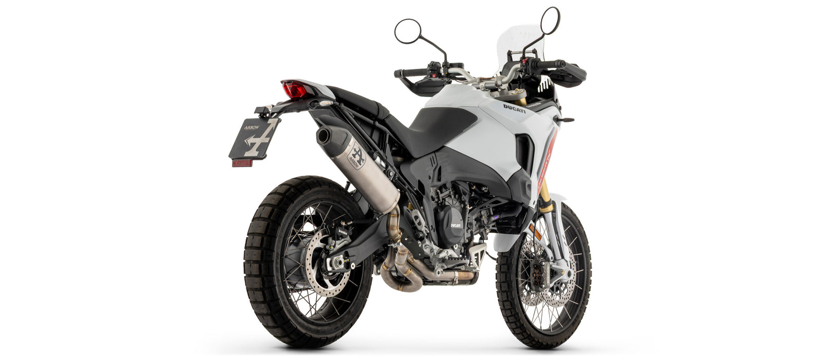 Arrow Indy-Race Titanium Slip On + Non Catalytic Link Pipe