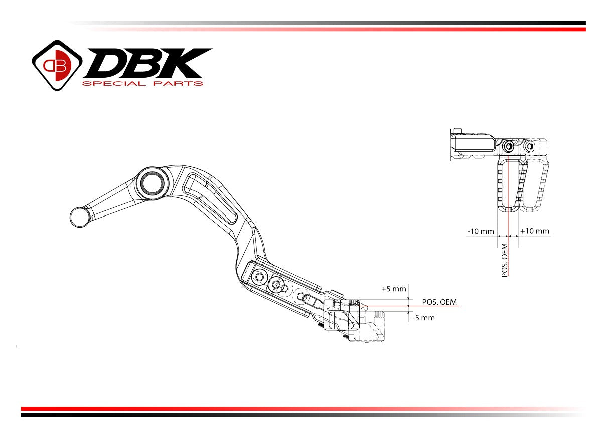 Ducati Multistrada V2 2025 Brake Lever