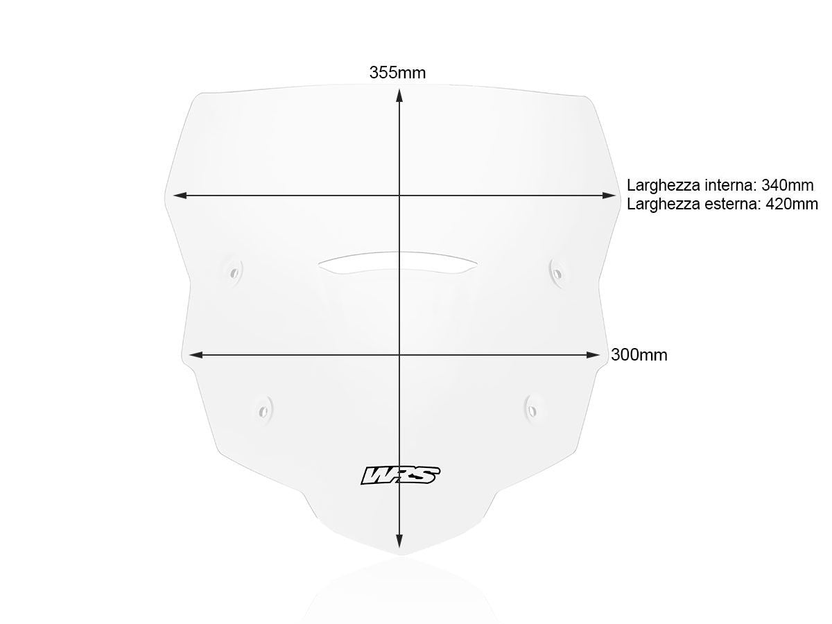 WRS Sport Windscreen Honda XL 750 Transalp 2023-2024