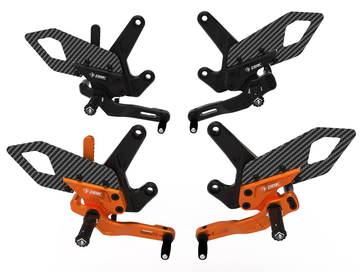 KTM 990 Duke Adjustable Pilot Rearsets Kit