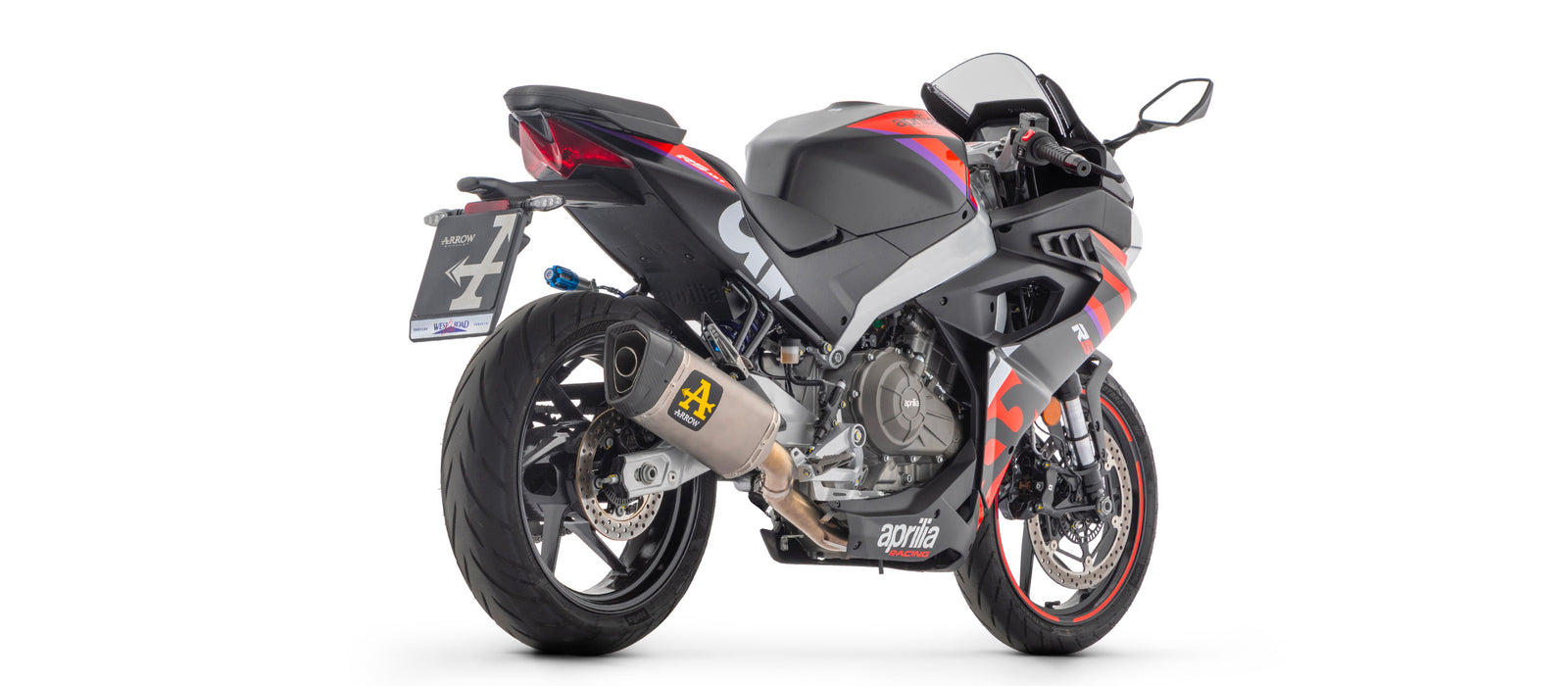 Arrow Full System With Pista Titanium Slip On
