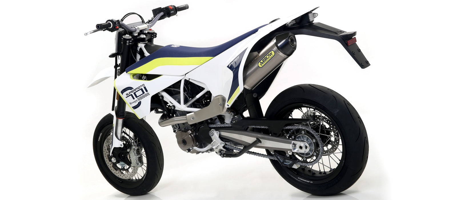 Arrow Race-Tech Titanium Slip On With Carbon End Cap