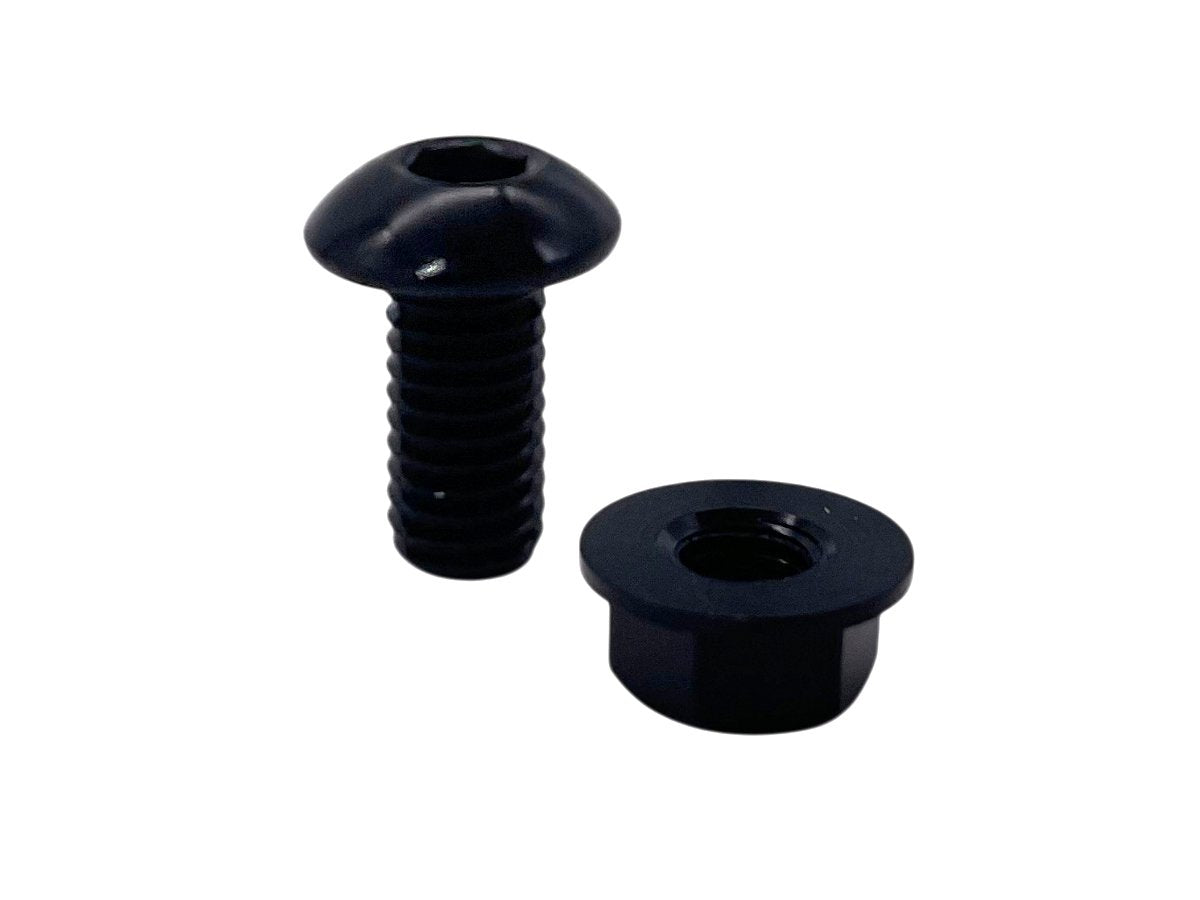 WRS WINDSCREEN M5x10MM ALUMINUM SCREW WITH NUTS KIT