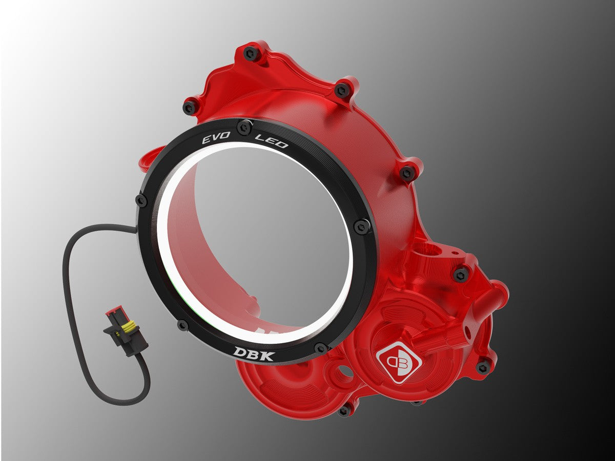 Ducati Hypermotard 698 Mono Clear Clutch Cover 3D-EVO LED