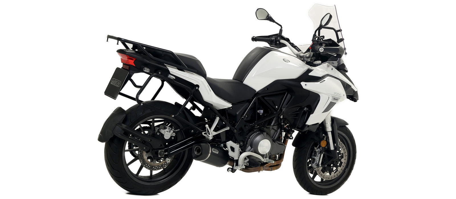 Arrow Race-Tech Aluminium Dark" Slip On With Carbon End Cap"