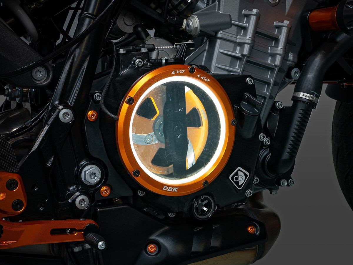 KTM 990 Clear Clutch Cover EVO LED