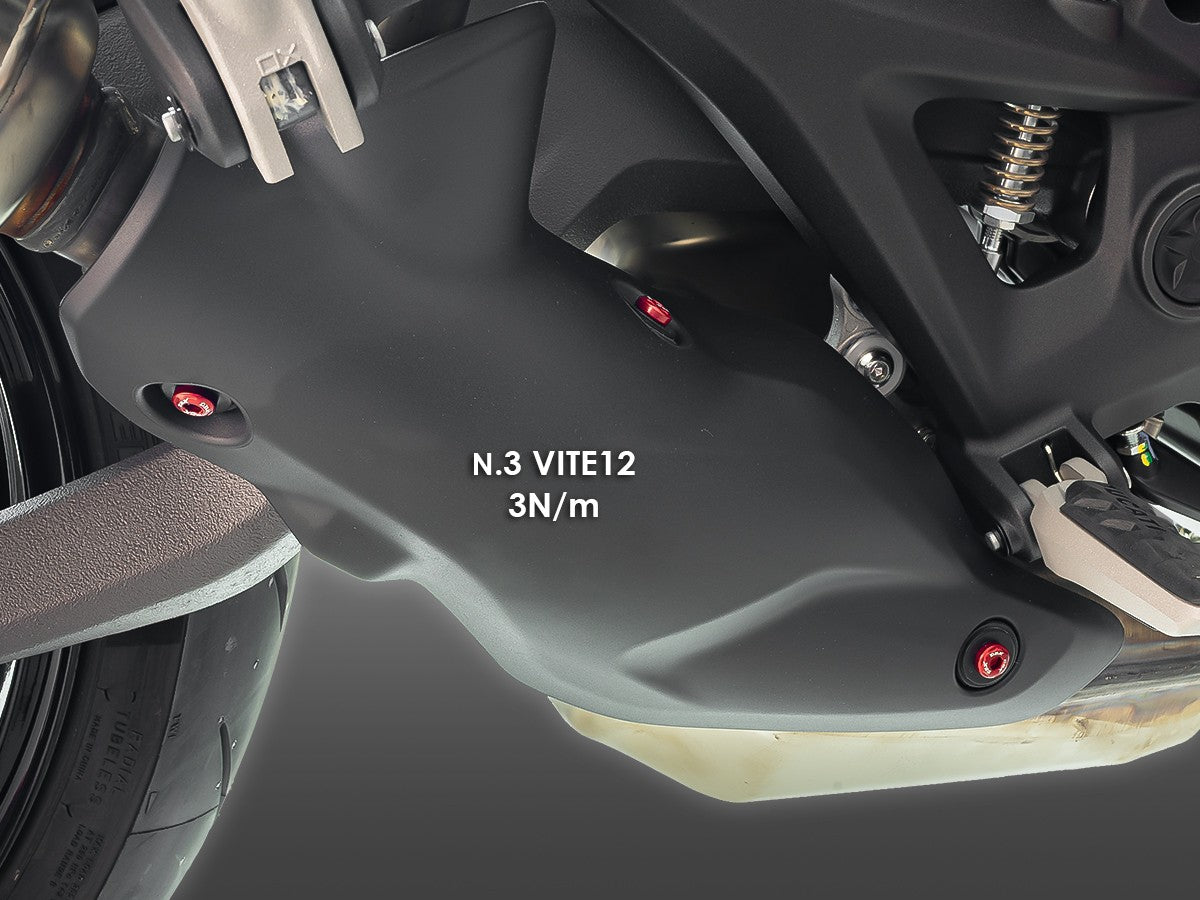 CNC Exhaust Cover Screw Kit Ducati Monster V2 2026