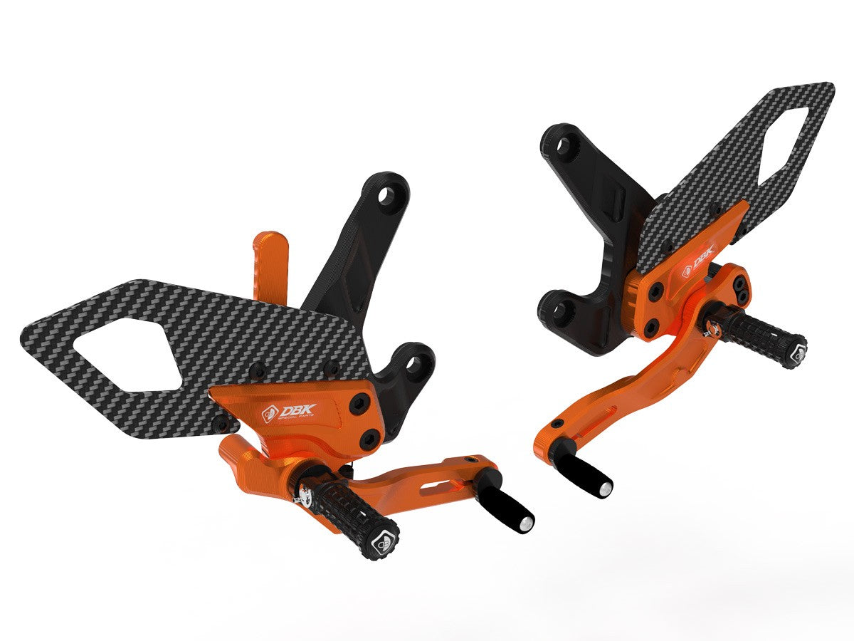 KTM 990 Duke Adjustable Pilot Rearsets Kit