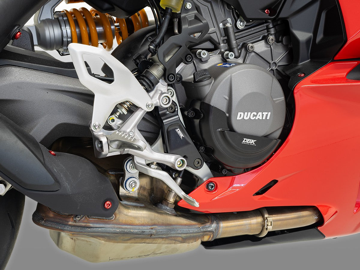 Ducati Panigale V2 2025 Adjustable Rearset Plates