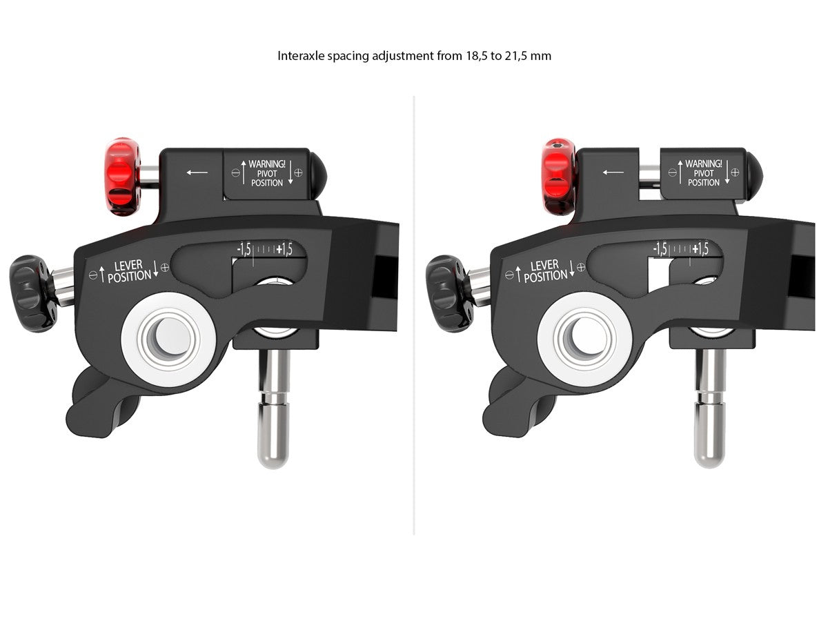 L38 Ultimate Brake + Clutch Levers Double Adjustment