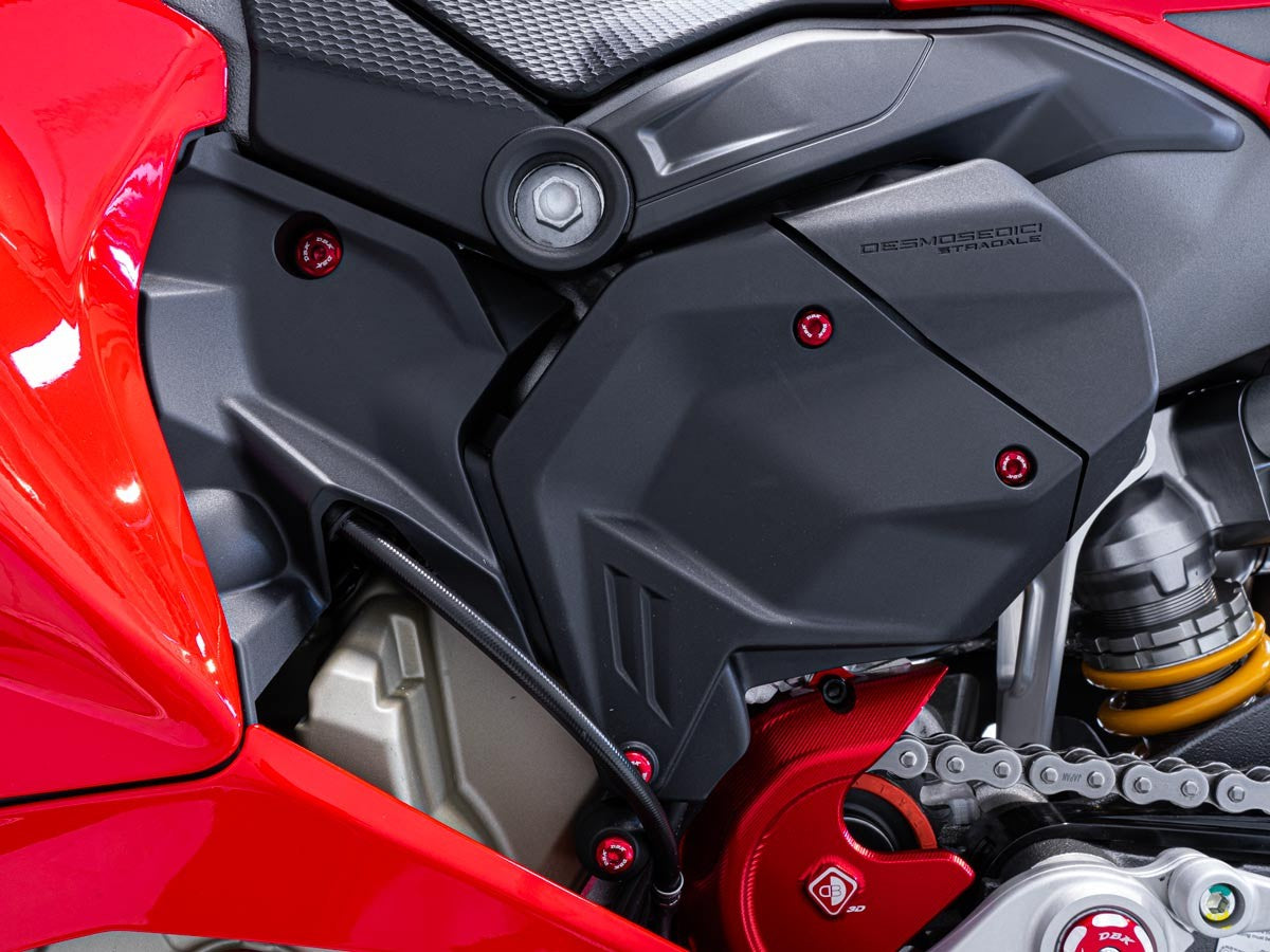 Ducati Panigale V4 2025 Lower Left Tank Panel Screw Kit