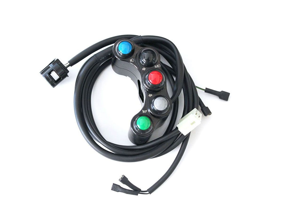 WRS 7 Button Left Street Switch Ducati Panigale V2 2020-22/HM 950 20-22/Monster 821-1200 19-21/Scrambler 800-1100 19-22/Supersport 939-950 17-22/Multistrada 950 20-21