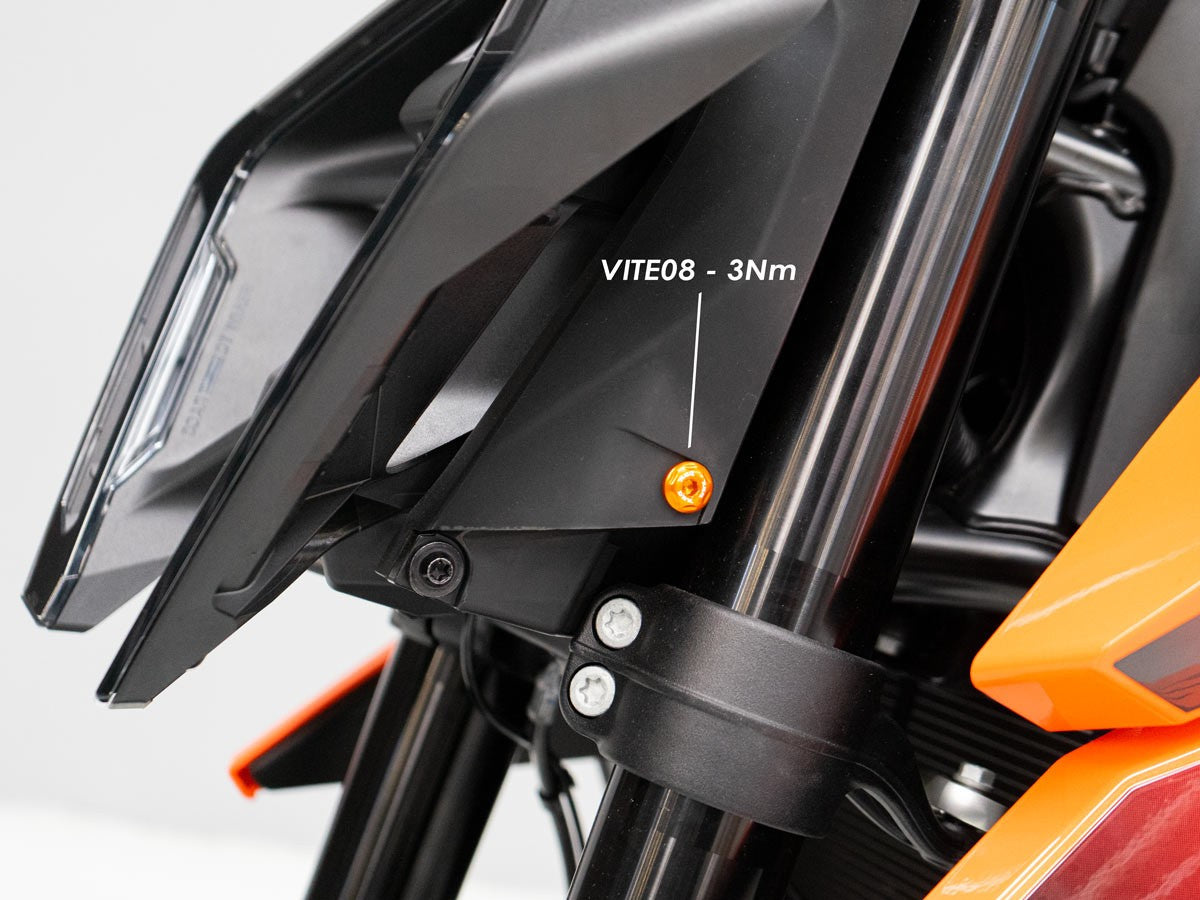 KVT72 KTM 990 Duke Windshield/Light Screws Kit