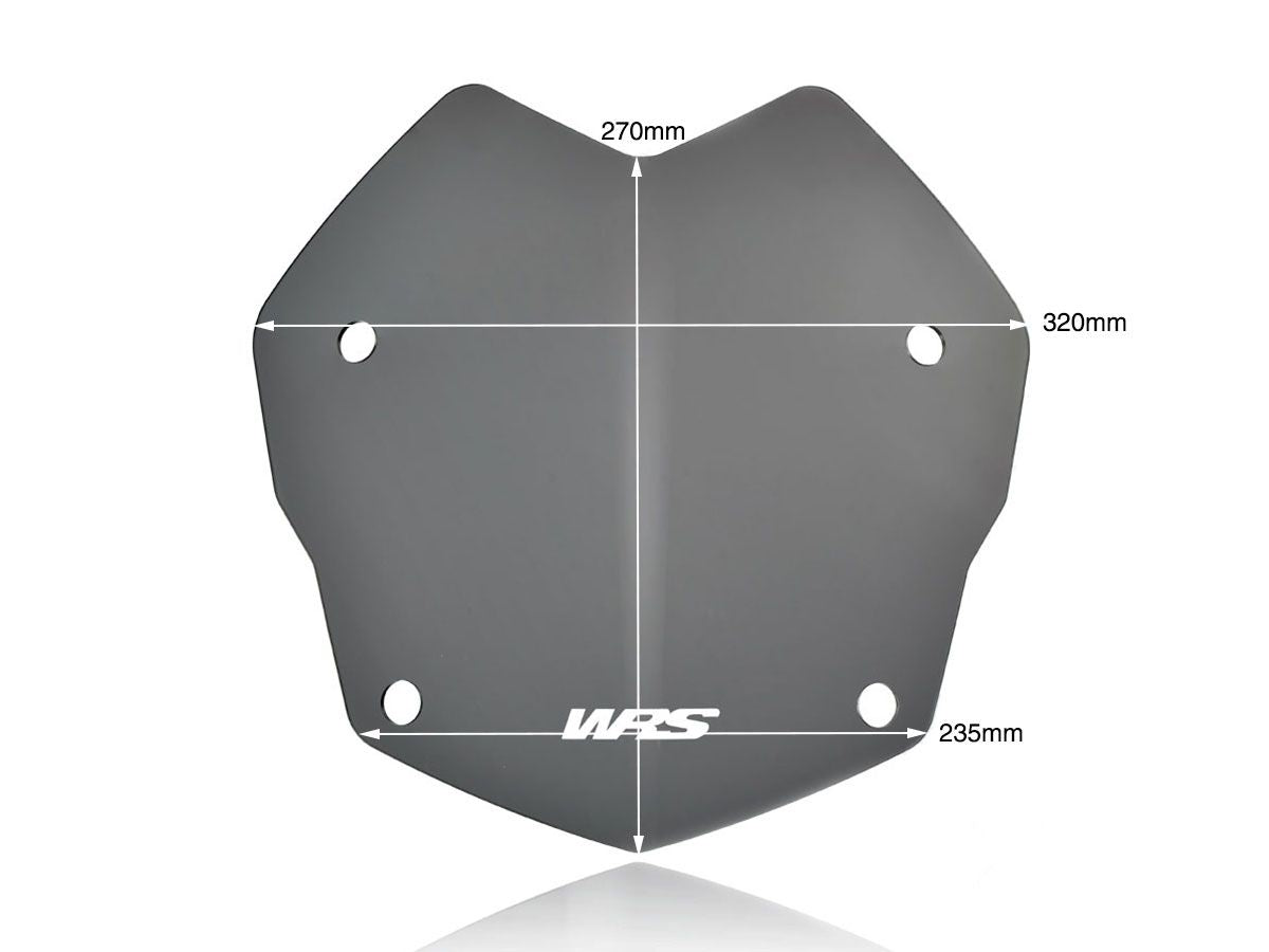 WRS Rallye Windscreen BMW R1200GS 2013-18 / R1250GS 2018-23