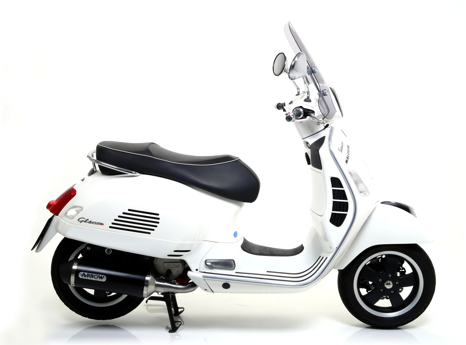 Arrow Race-Tech Aluminium Dark" Slip On With Steel "Dark" End Cap"