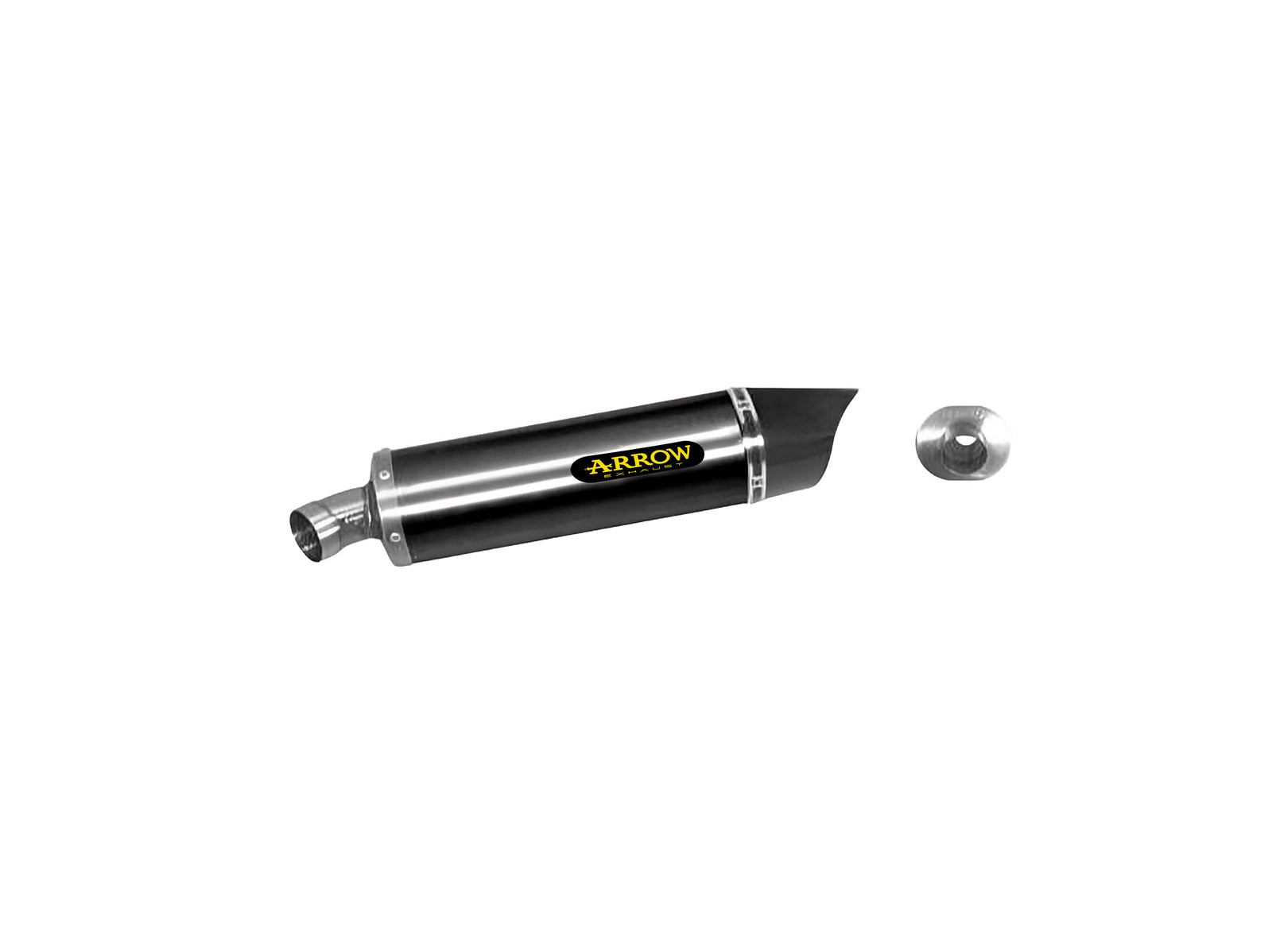 Arrow 71712AKN Indy Race Aluminium "Dark" Slip On With Carbon End Cap