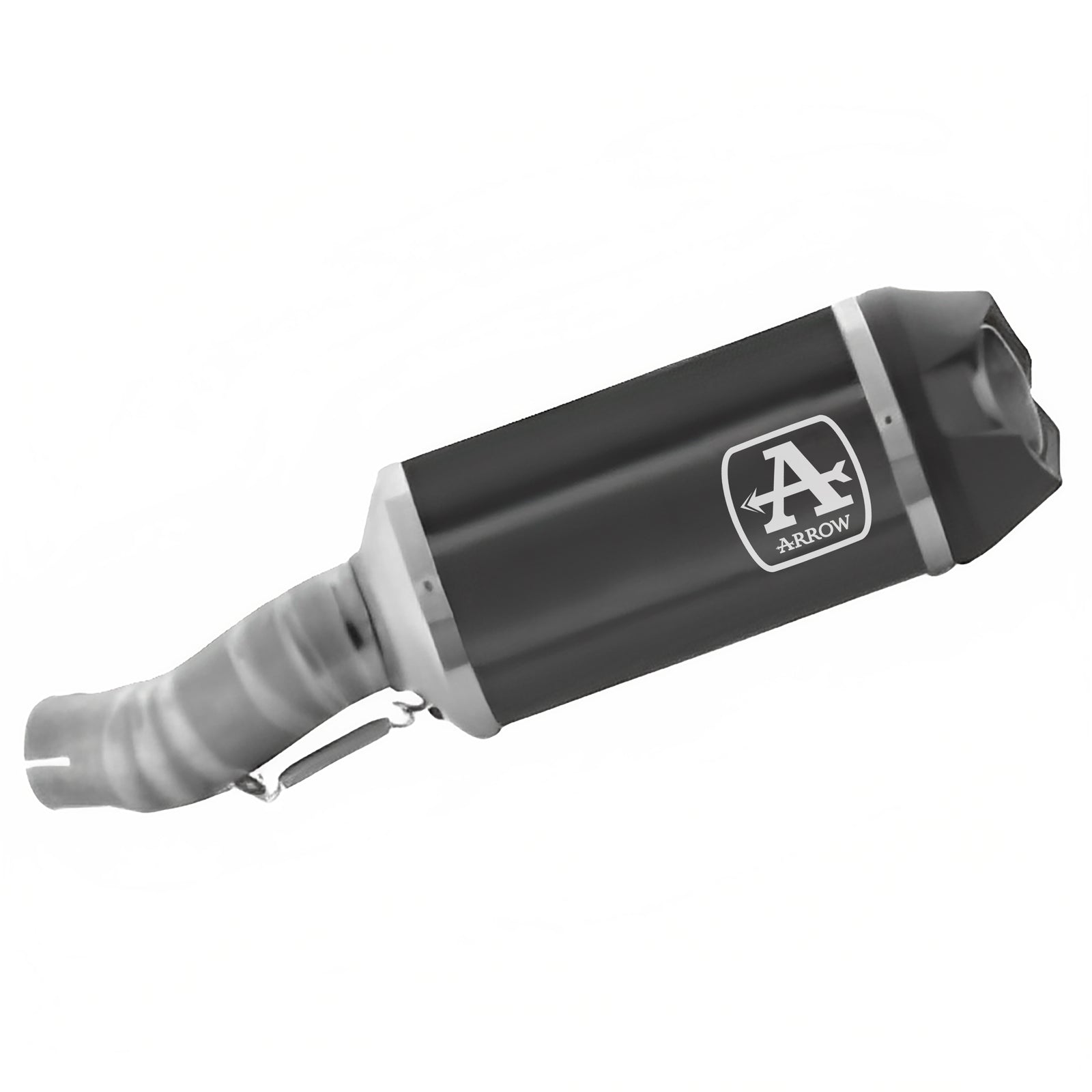 Arrow 71928AKN Indy Race Aluminium "Dark" Slip On With Carbon End Cap With Titanium Link Pipe