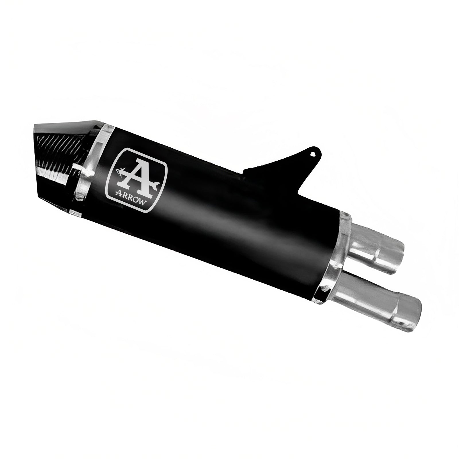 Arrow 71955AKN Race-Tech Aluminium "Dark" Slip On With Carbon End Cap