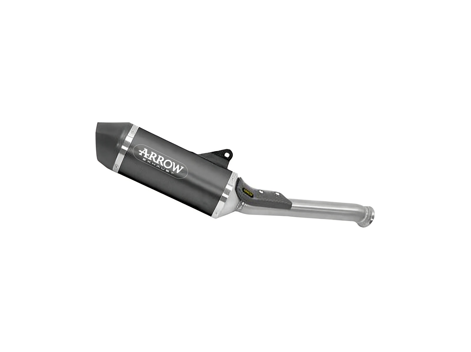 Arrow 71990AKN Race-Tech Aluminium "Dark" Slip On With Carbon End Cap