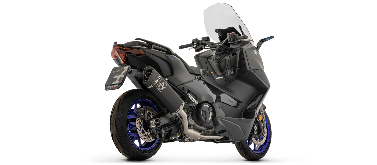Arrow Full System With Pista Titanium Dark" Slip On"