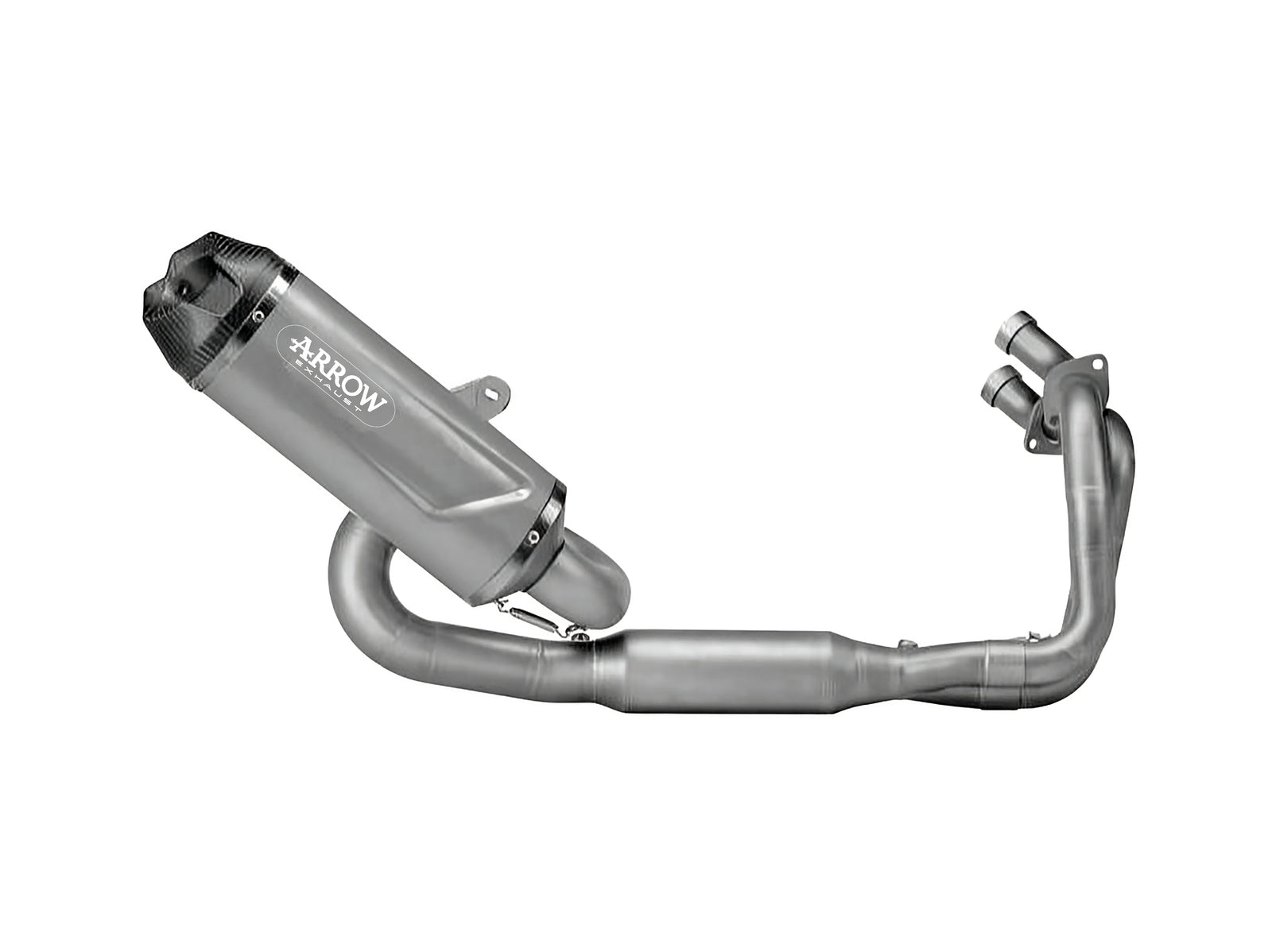 Arrow 77501PK Homologated Full System With Indy Race EVO Titanium Slip On