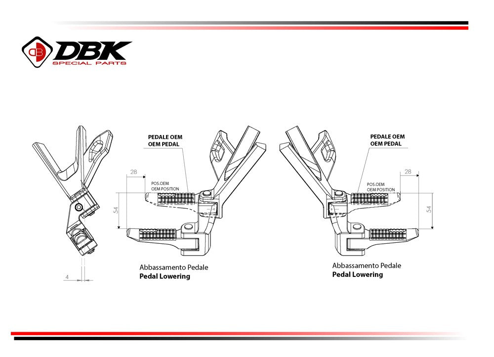 PAP05 Bmw R1300GS Passenger Footpeg Comfort Kit