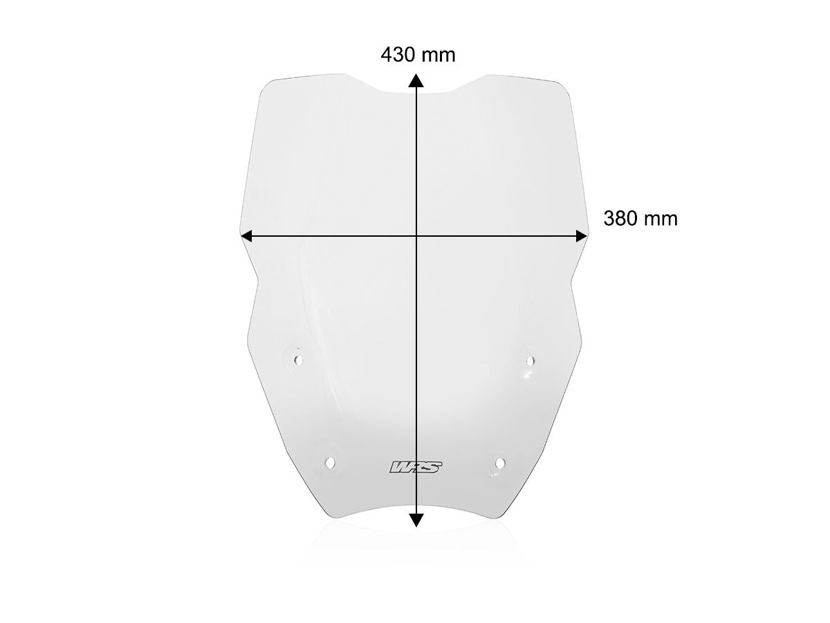 WRS Caponord Windscreen With Radar BMW R 1300 GS 2023-2026
