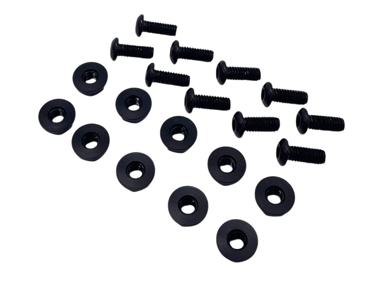 WRS WINDSCREEN M4x10MM ALUMINUM SCREW WITH NUTS KIT