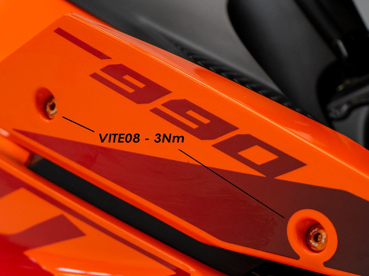 KVT71 KTM 990 Duke Front Side Panels Screws Kit