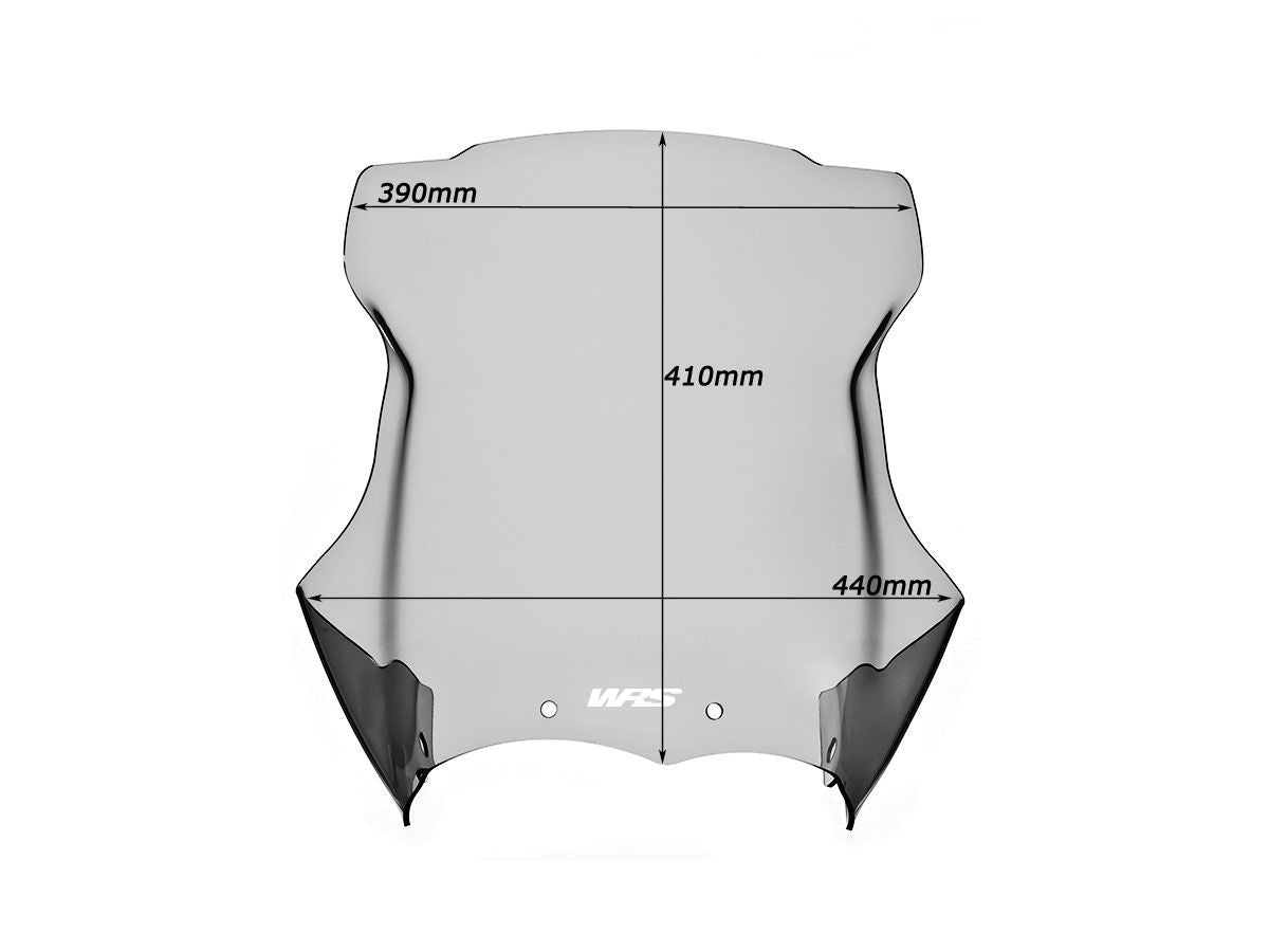 WRS Intermedio Windscreen BMW R1200GS/ADV 2004-2012 - LIGHT SMOKE