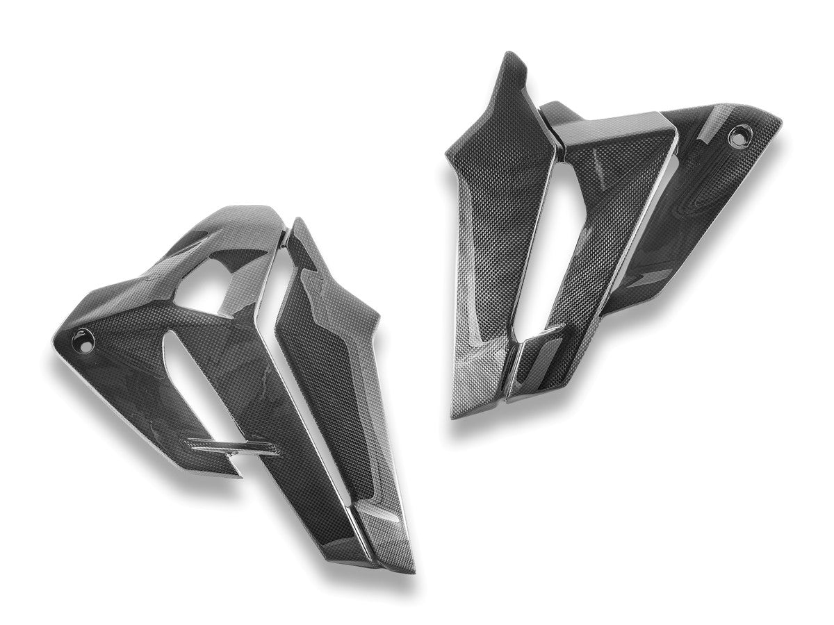 Ducati Streetfighter V4 MY2025 Pair Of Belly Pan Covers, Glossy Carbon