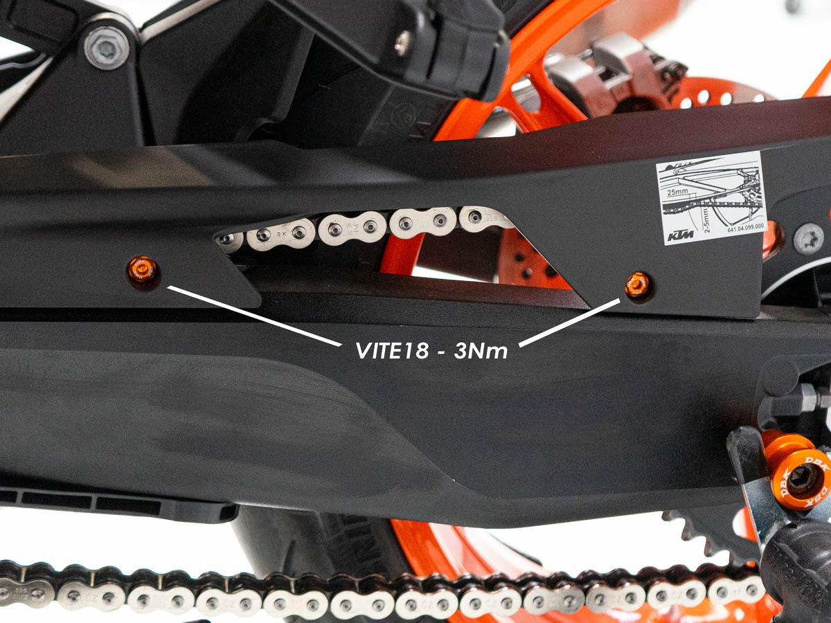 KVT77 KTM 990 Duke Side Left Side Plastic Covers Screws Kit