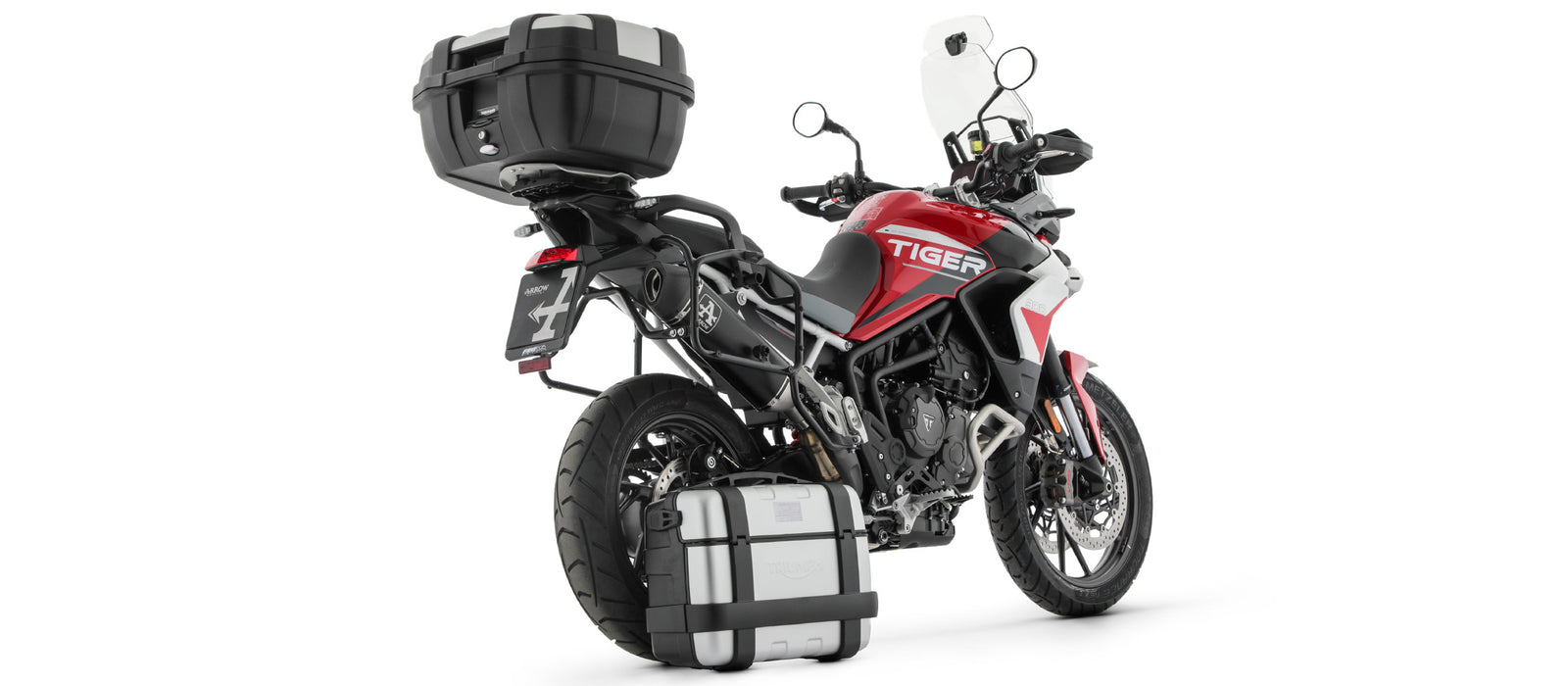 Arrow Veloce Aluminium Dark" Slip On For Sidebags"