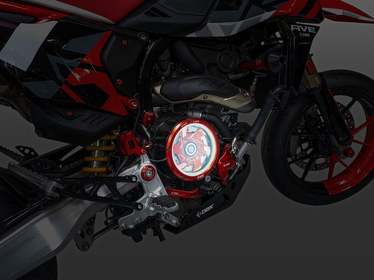 Ducati Hypermotard 698 Mono Clear Clutch Cover 3D-EVO LED